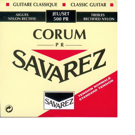 Savarez 500PR Corum Комплект струн для классической гитары, норм. натяжение, посеребренные,
